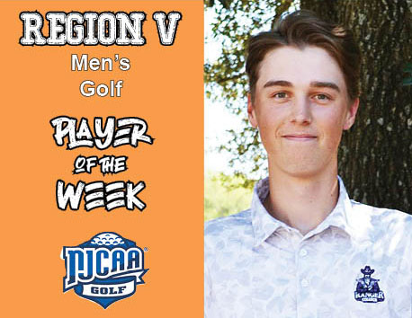 M&aring;ns Boje of Ranger College Golf was named the Region V men's gold Player of the Week for Sept. 24-30.