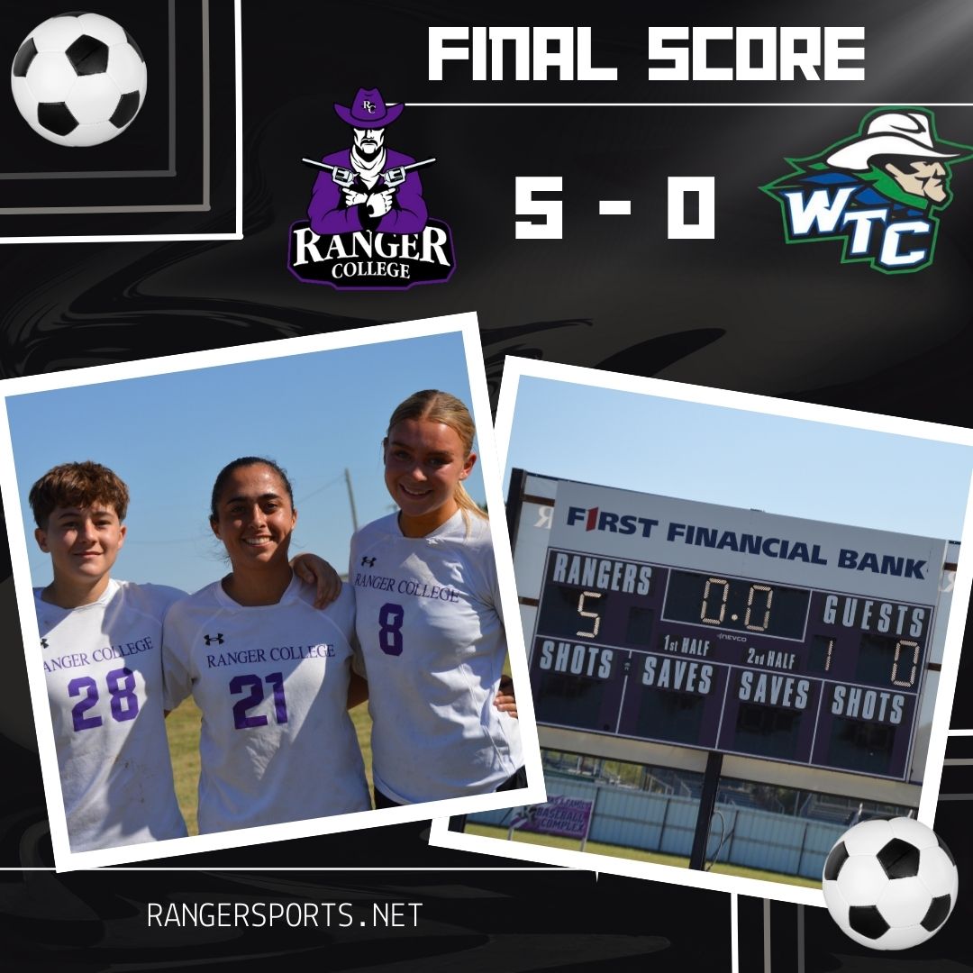 No. 19 Ranger College Women&rsquo;s Soccer Shuts Out Western Texas to Stay Unbeaten