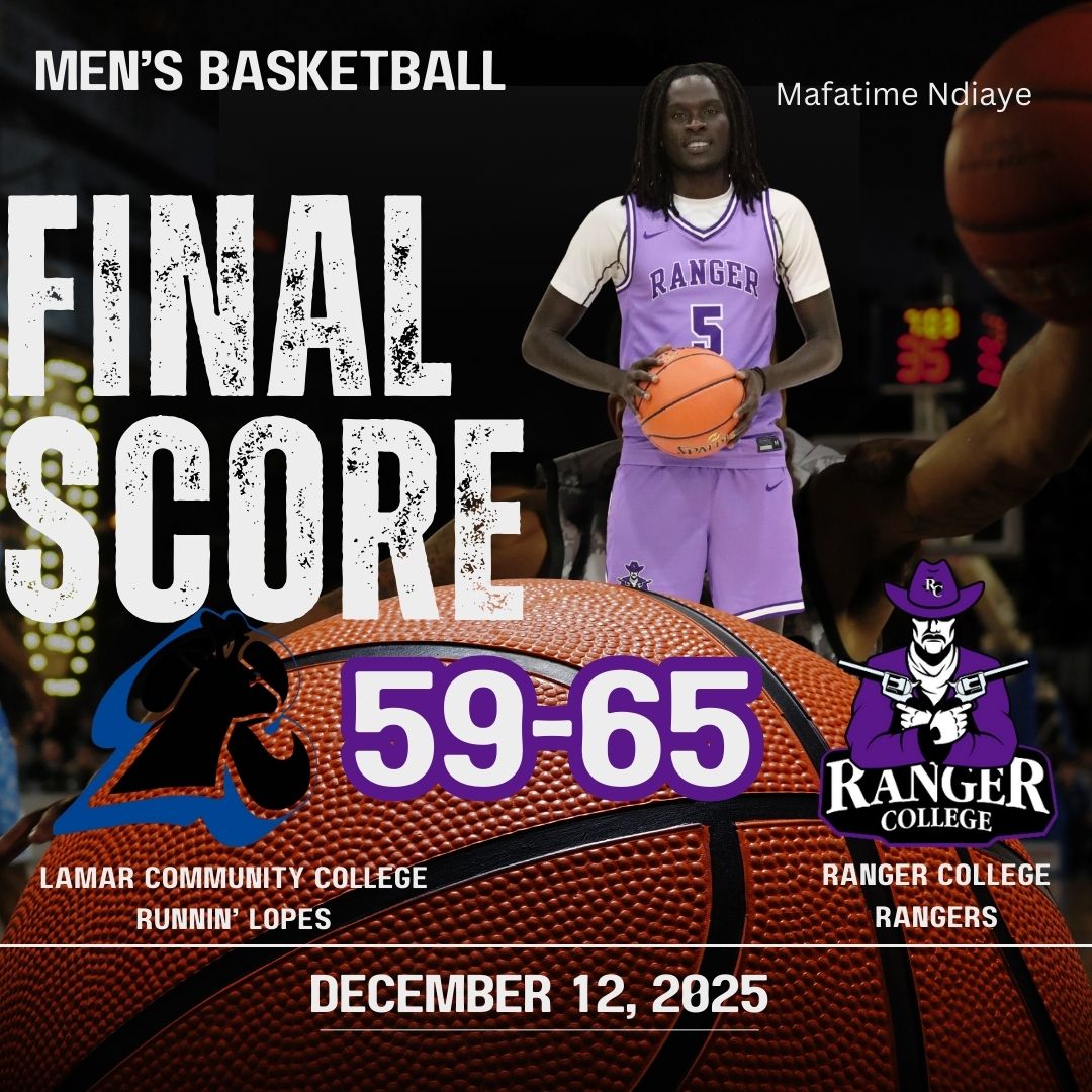 Rangers Rally in Second Half to Defeat Lamar Community College, 65&ndash;59